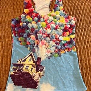 Disney Pixar’s Up Graphic Racerback Tank Top